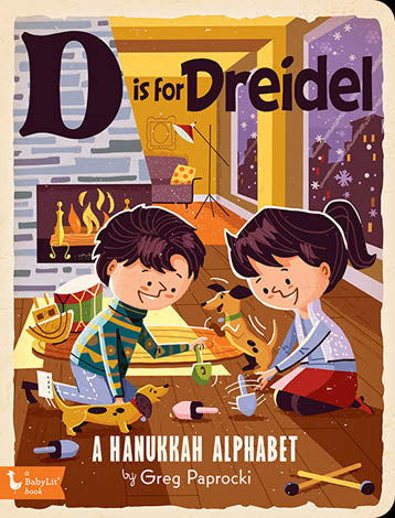 Gibbs Smith - Alphabet Board Book - D is for Dreidel