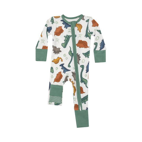 Angel Dear - 2 Way Zipper Romper - Dino Rocks