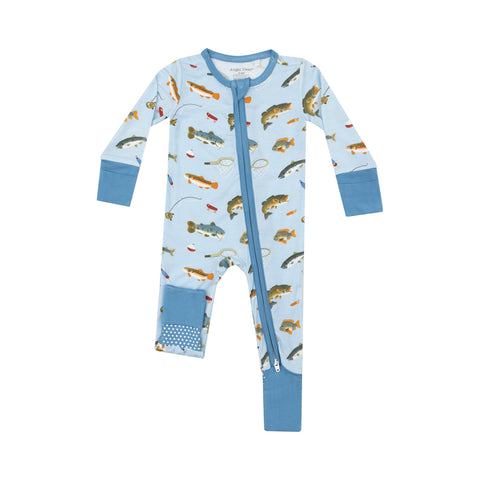 Angel Dear - 2 Way Zipper Romper - Fishing