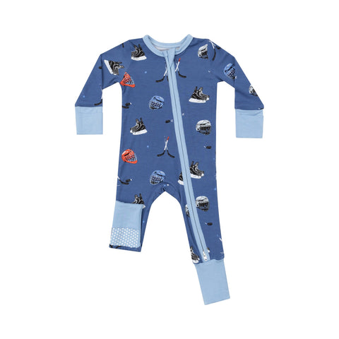 Angel Dear - 2 Way Zipper Romper - Hockey