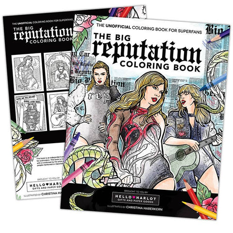 Hello Harlot - Taylor Swift Reputation Coloring Book