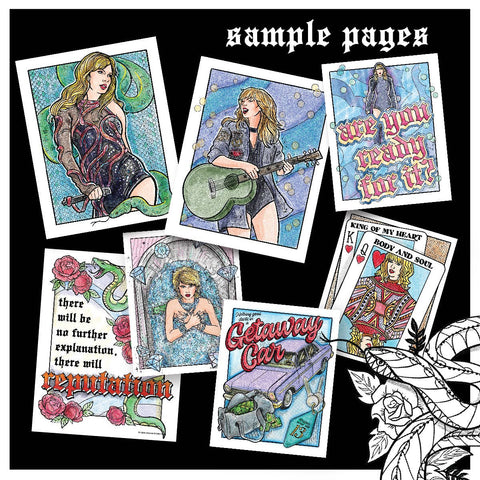 Hello Harlot - Taylor Swift Reputation Coloring Book