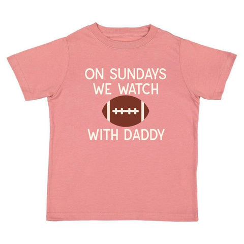 Sweet Wink - Football Sundays w/ Daddy Short Sleeve T-Shirt - Game Day