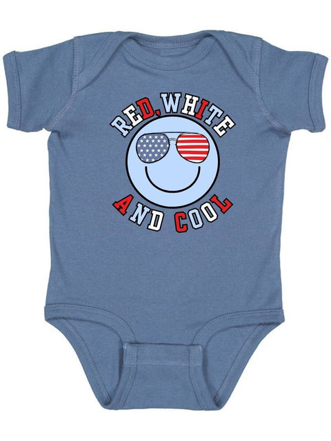Sweet Wink - Bodysuit - Red, White, and Cool