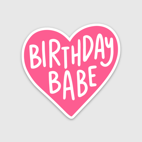 Brittany Paige - Sticker - Birthday Babe Heart