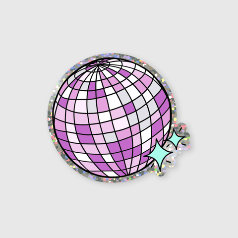 Brittany Paige - Sticker - Disco Ball Glitter