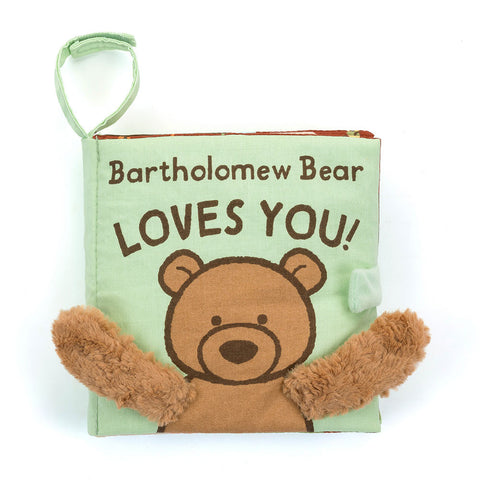 Jellycat - Fabric Book - Bartholomew Bear Loves You