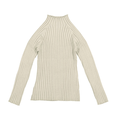 Mayoral - Rib Mockneck Sweater - Alpaca St