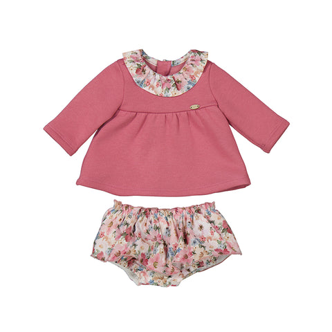 Mayoral - Plush Short Set - Pink