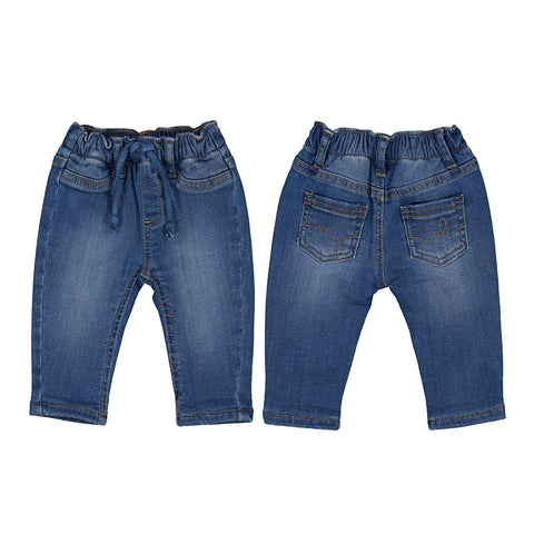 Mayoral - Basic Jean Drawstring Trousers - Blue