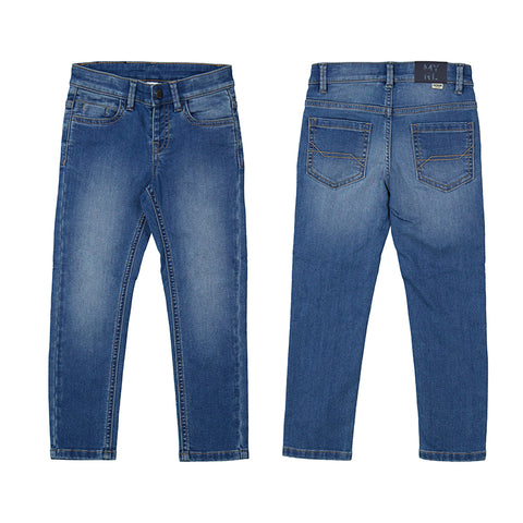 Mayoral - Soft Denim Pants - Blue