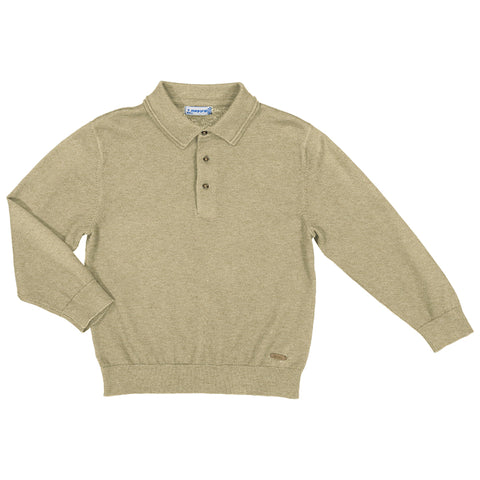 Mayoral - Long Sleeve Knit Polo - H. Albero