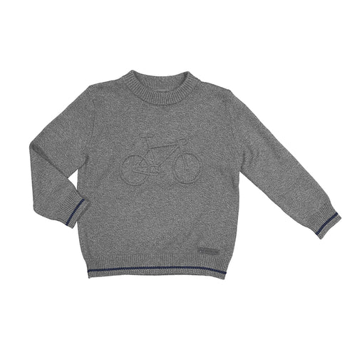 Mayoral - Embossed Jersey - Anchor Gray