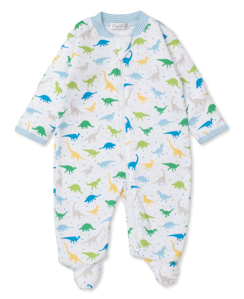 Kissy Kissy - Print Zipper Footie - Dinosaurs Galore