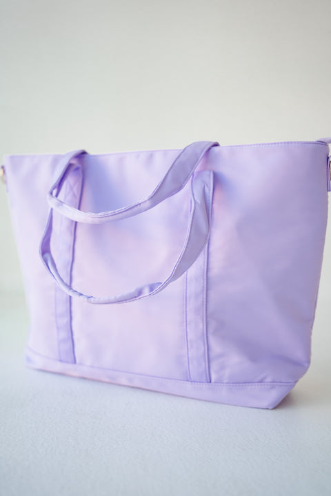 Happy Barb - Extra Large Tote - Lilac