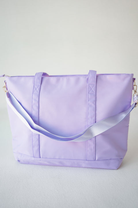 Happy Barb - Extra Large Tote - Lilac