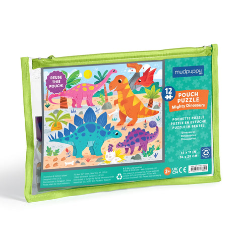 Mudpuppy - Pouch Puzzle - Mighty Dinosaur