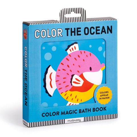 Mudpuppy - Color Magic Bath Book - Color The Ocean