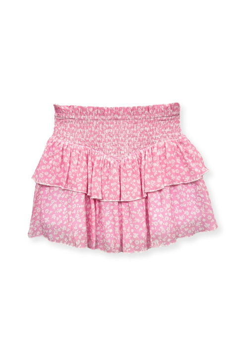 Katie J NYC - Brooke Skirt - Pink Ditsy Floral