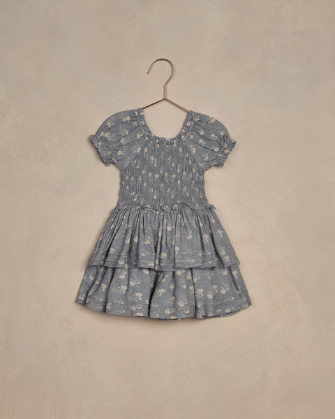 Noralee - Cosette Dress - Blue Ditsy