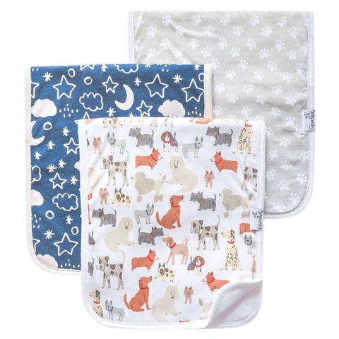 Copper Pearl - Burp Cloth Set - Rufus