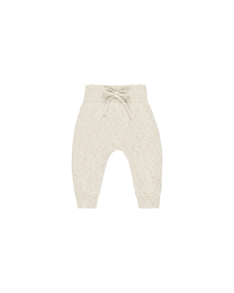 Quincy Mae - Knit Pant - Specked Natural