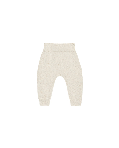 Quincy Mae - Knit Pant - Specked Natural