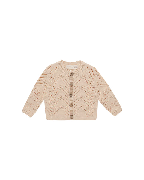 Quincy Mae - Knit Cardigan - Shell