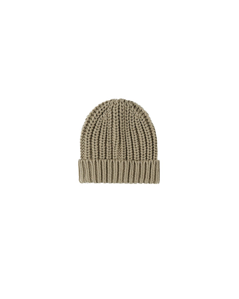 Quincy Mae - Chunky Knit Beanie - Olive