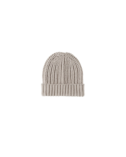 Quincy Mae - Chunky Knit Beanie - Fog