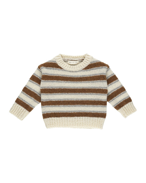 Rylee + Cru - Aspen Sweater - Saddle Stripe