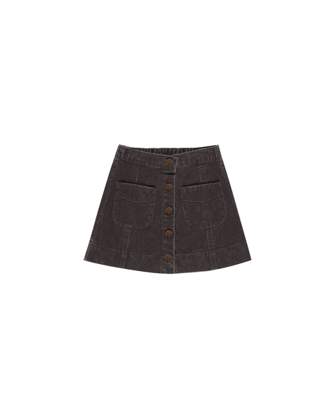 Rylee + Cru - Denver Mini Skirt - Black Washed