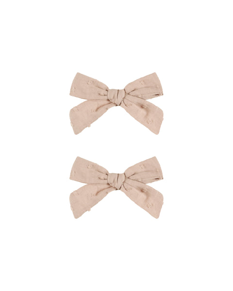 Rylee + Cru - Bow Set of 2 - Blush