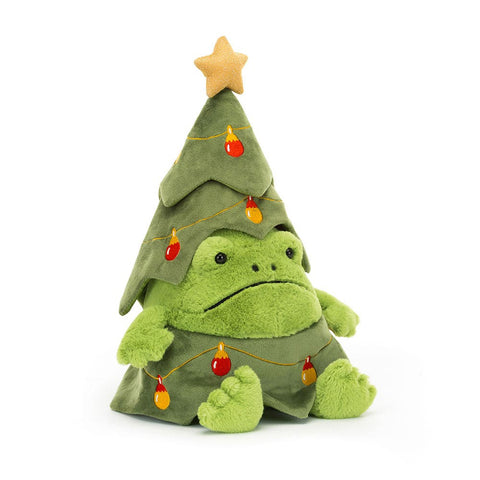 Jellycat - Christmas Tree Ricky Rain Frog