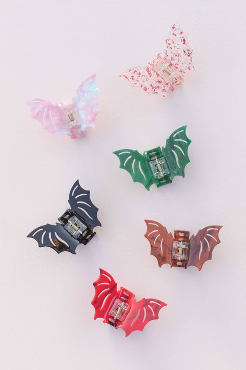 Space 46 - Halloween Bat Hair Clip Hair Claw - Black