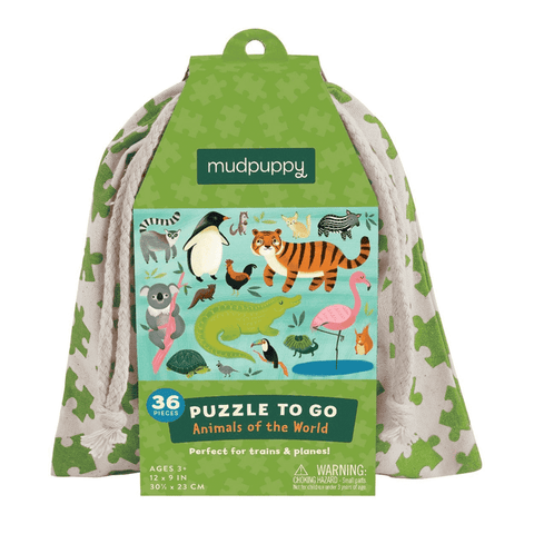 Mudpuppy - Puzzle To Go - Animals of the World