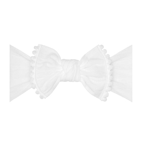 Baby Bling - Trimmed Classic Know - White