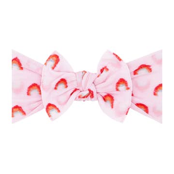 Baby Bling - Patterned Knot - Pink Rainbow