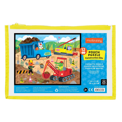 Mudpuppy - Pouch Puzzle - Construction Site