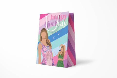 Aspen Lane - Birthday Gift Bag - Happy Birth-Tay Birthday