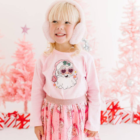 Sweet Wink - Long Sleeve Shirt - Disco Santa