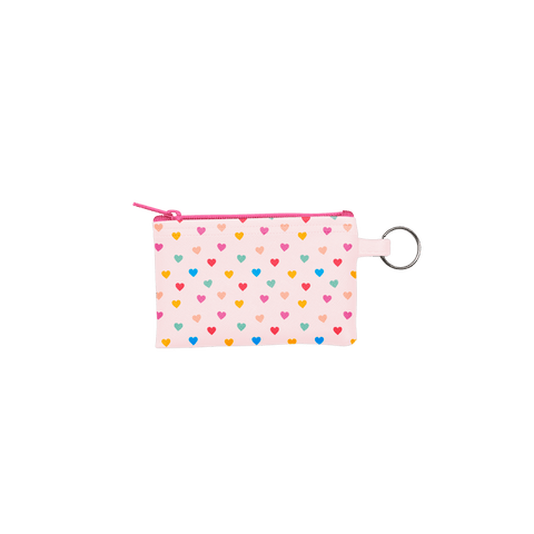 Keychain Pouch - Tiny Hearts