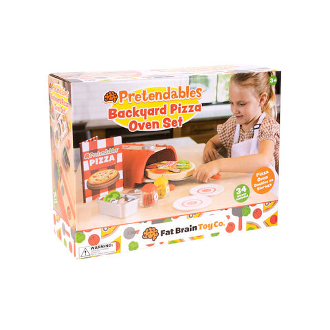 Fat Brain Toys - Pretendables - Backyard Pizza Oven Set