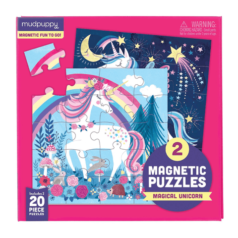 Mudpuppy - Magnetic Puzzle - Magical Unicorn