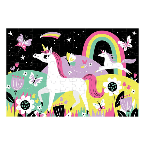 Mudpuppy - Glow In The Dark Puzzle - Unicorn